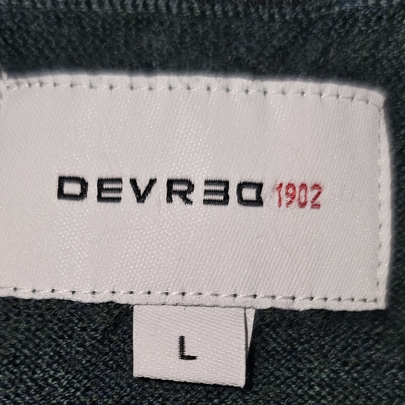 DEVRED 1902 Merino Wool Base Layer Size L Teal Color - Picture 3 of 12